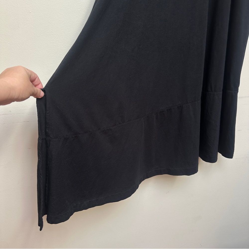 Cuyana Black Asymmetrical Overlay Dress Size X-Small - Picture 6 of 10